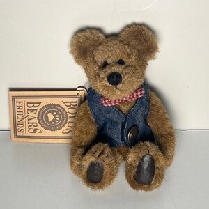 Boyds Bears Raeburn 7" 1997 Retired Fully Jointed Plush Bear With Tags